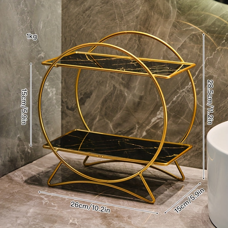 Badezimmer-Organizer aus Metall