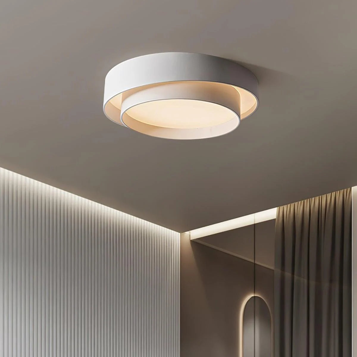 Runde Nordische LED-Deckenleuchte