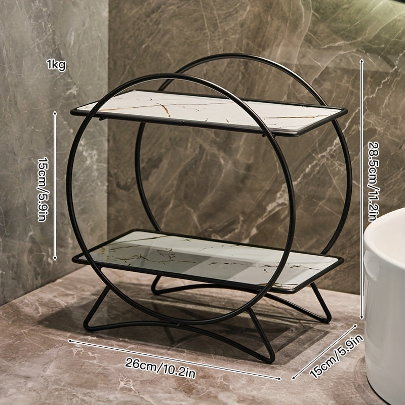 Badezimmer-Organizer aus Metall