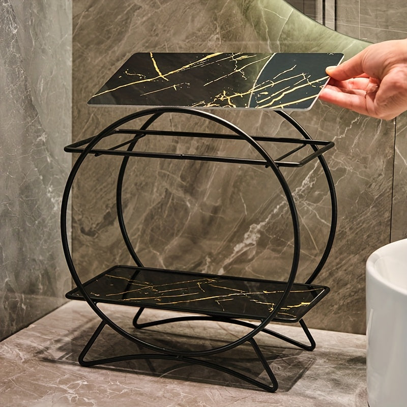 Badezimmer-Organizer aus Metall
