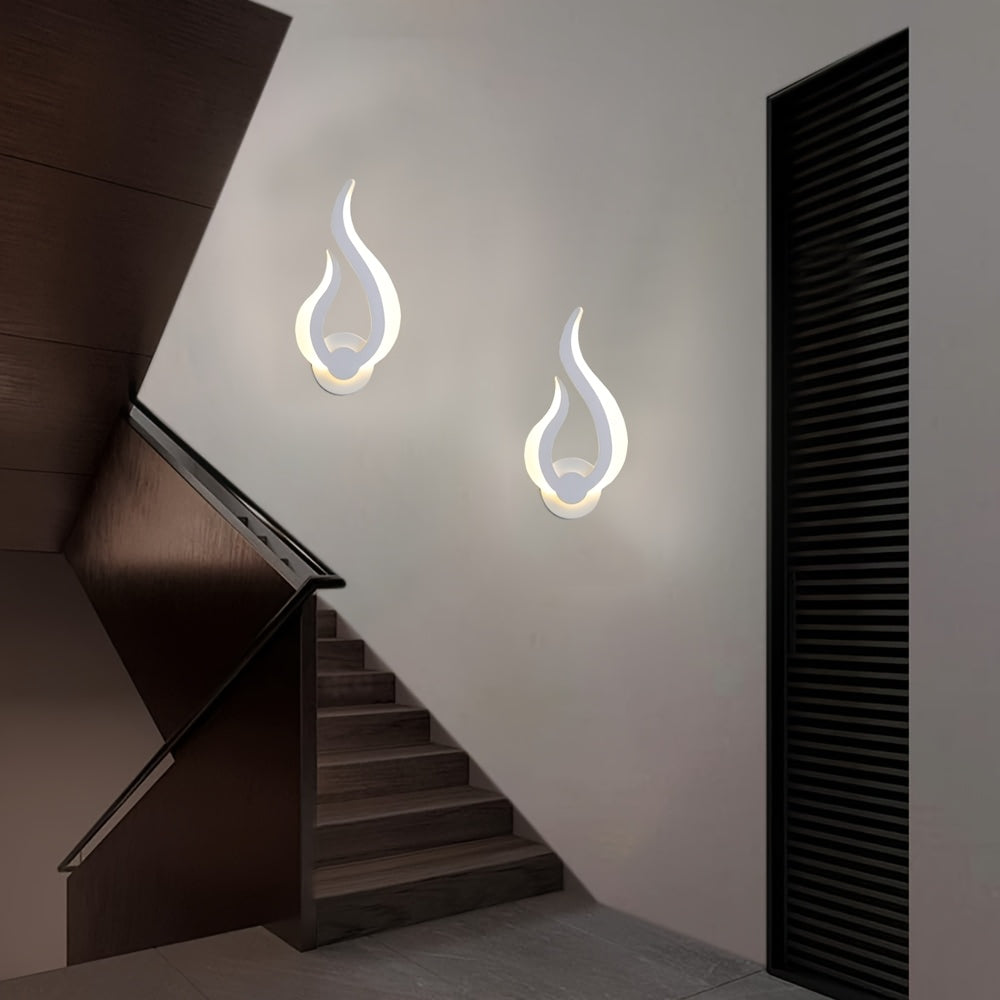 Modern Flame LED-Wandleuchte