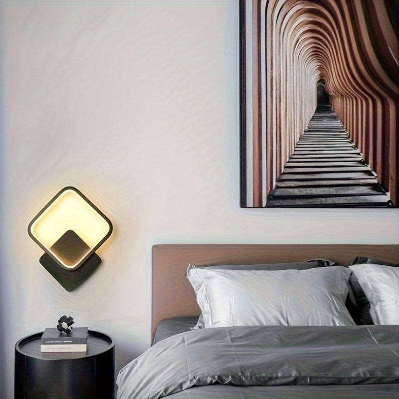 Quadratische LED-Wandlampe