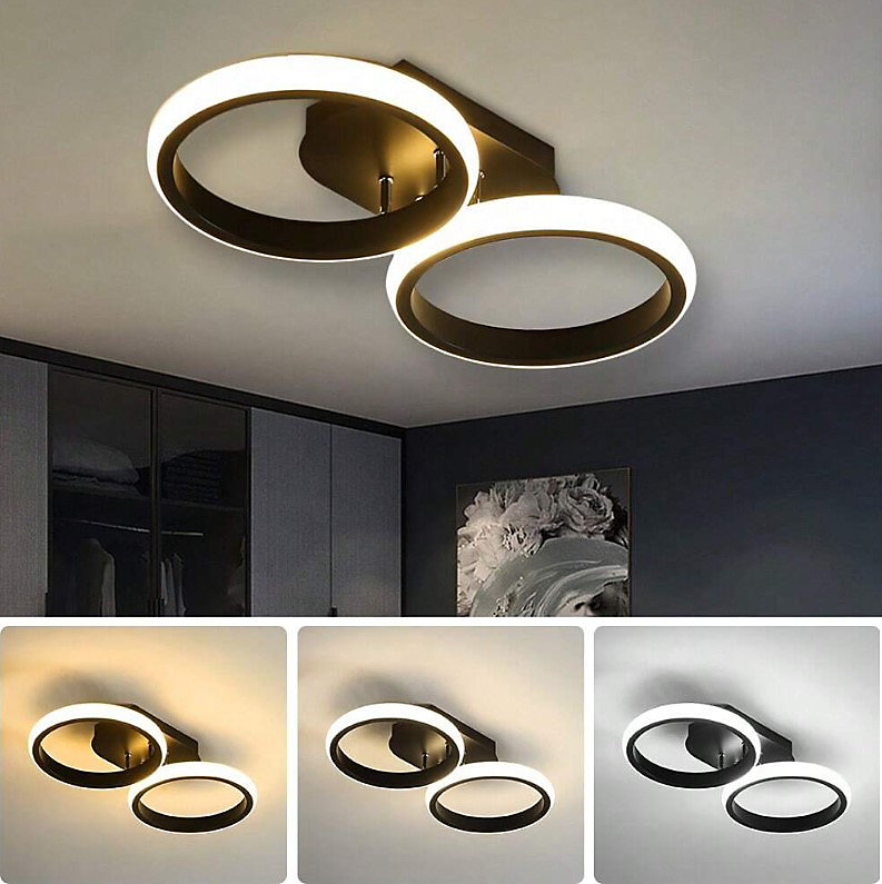 Schlanke LED-Deckenleuchte