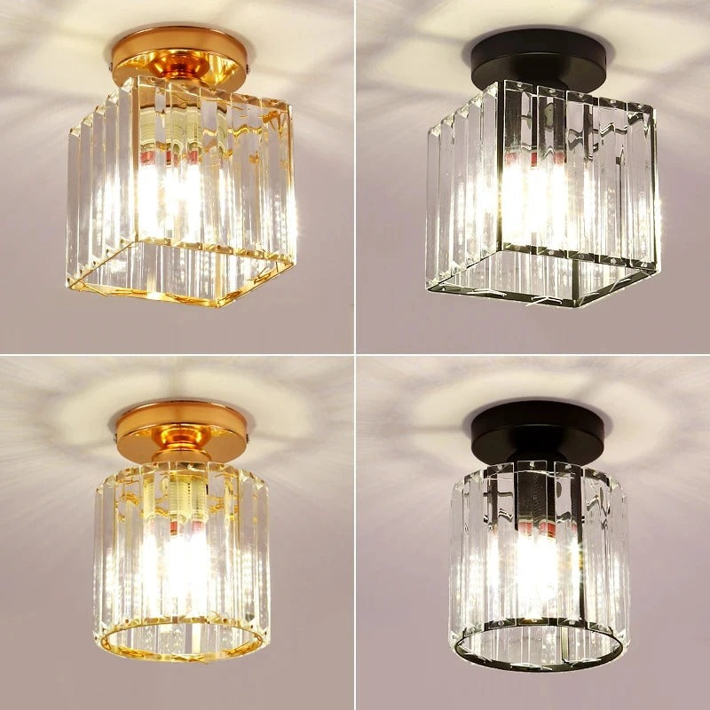 Kristall-Ganglampe