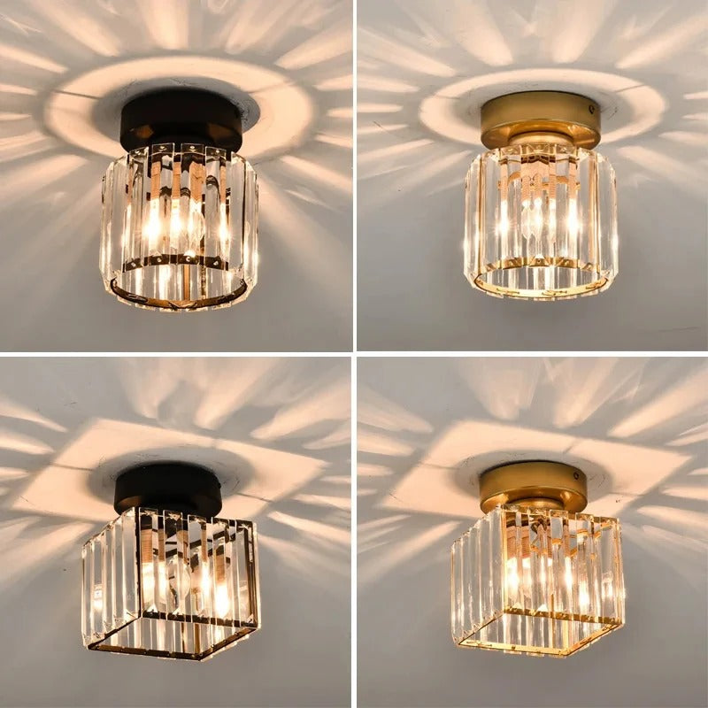 Kristall-Ganglampe
