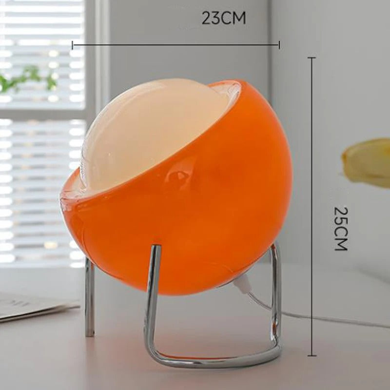 Bauhaus Glas-Tischlampe
